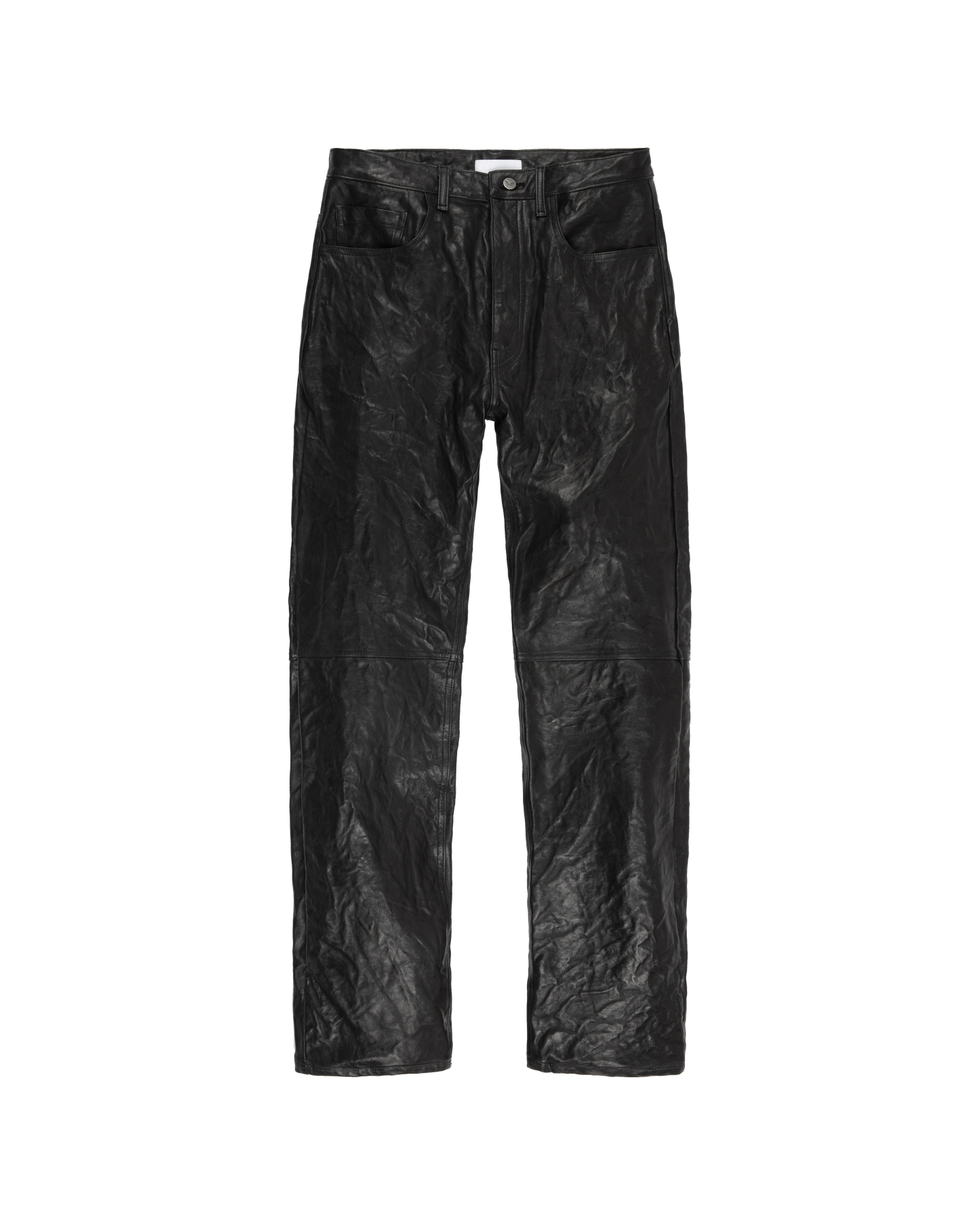 Leather Straight Pants