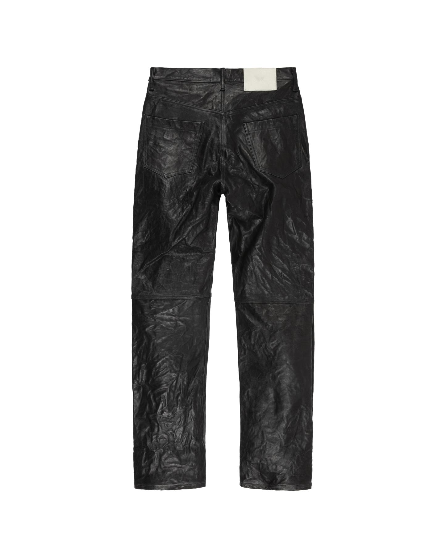 Leather Straight Pants